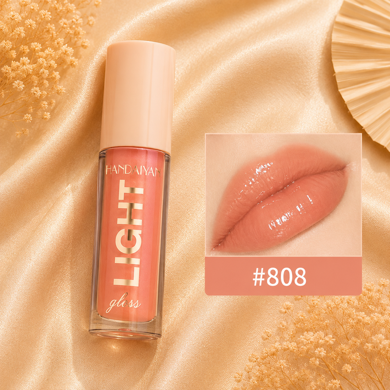Gloss peach glow (#808)