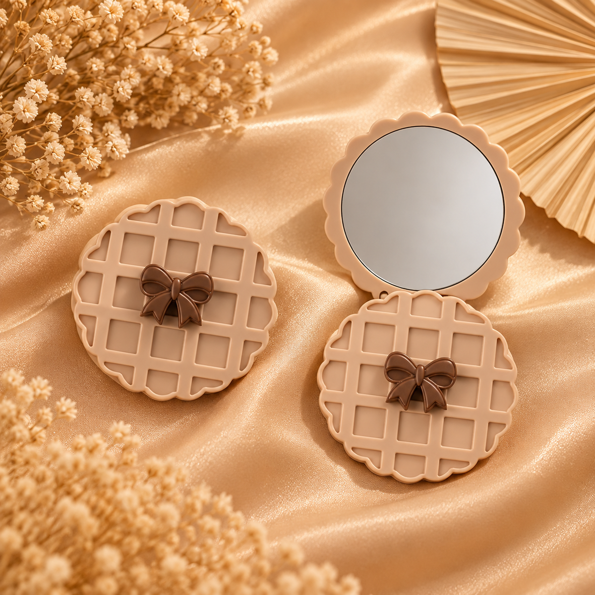 Miroir Double Face Gaufre 🎀