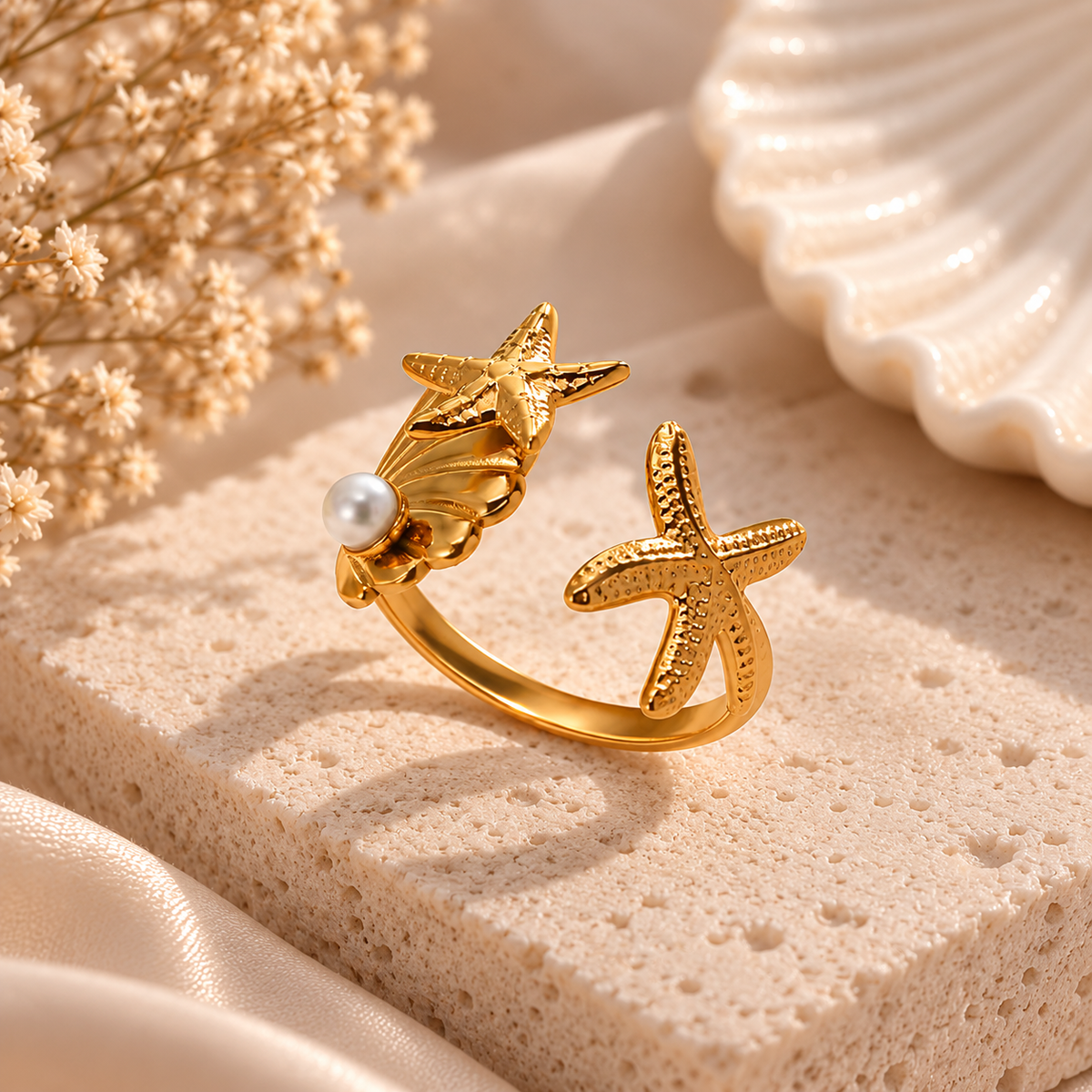 ⭐ Bague Étoile Marine